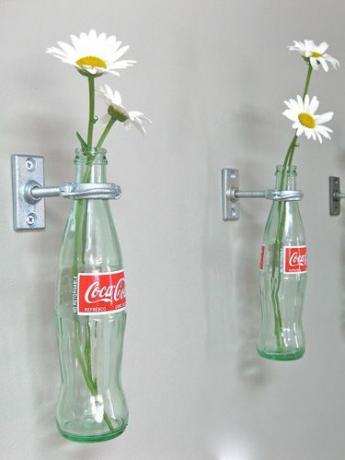 vase bouteille coca cola