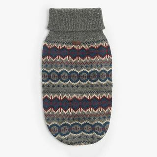 Barbour Fairisle Pull pour chien, gris, petit