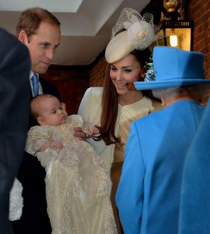 Kate Middleton, Prince William, Prince George, baptême 