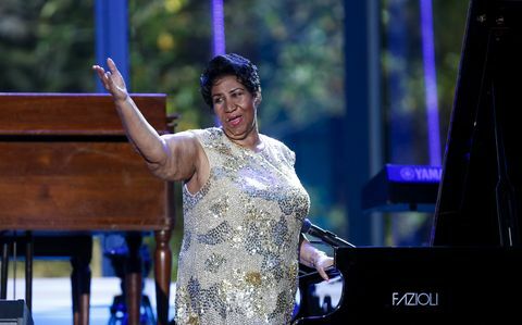 Aretha Franklin se produit au Concert de la Journée internationale du jazz de la Maison Blanche en 2016.