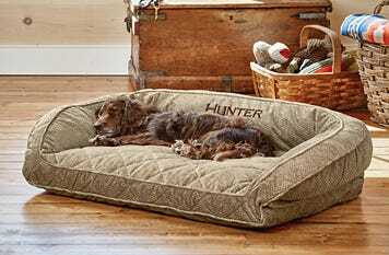 Lit pour chien Orvis ComfortFill-Eco™ Bolster