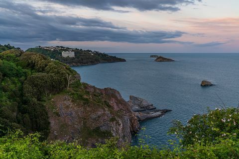 Daddyhole Cove, Torquay, Torbay, Angleterre