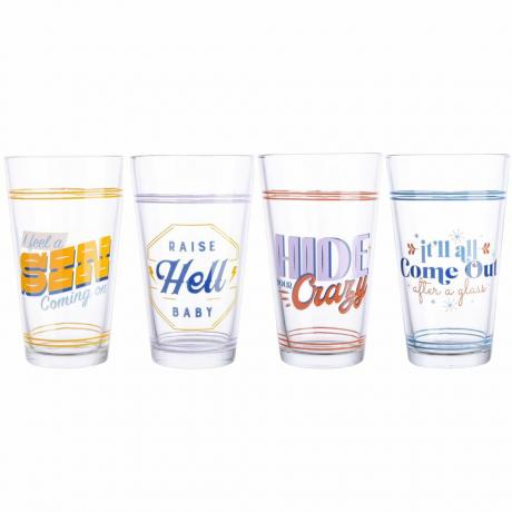 Wanda June Home Gobelets en verre assortis Honky-Tonk