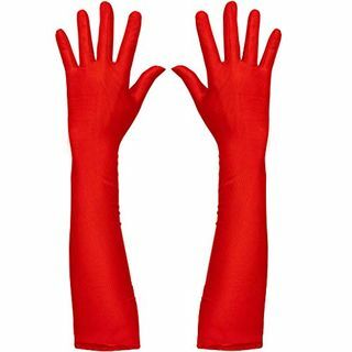 Gants en satin