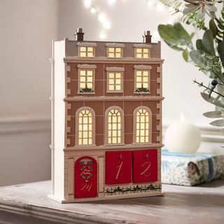 Calendrier de l'Avent en bois Townhouse