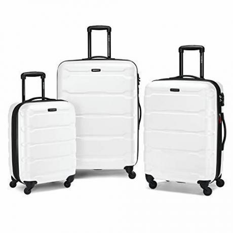 Valise rigide extensible Omni PC avec roues pivotantes, ensemble de 3 pièces 