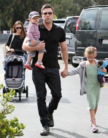 Jennifer Garner, Ben Affleck et sa famille.