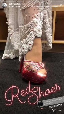 chaussures dolly parton grammys