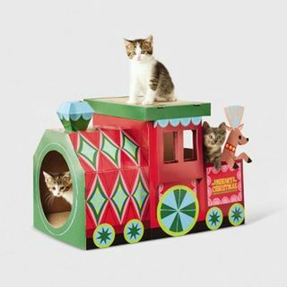 Toy Kingdom Holiday Train Maison de chat