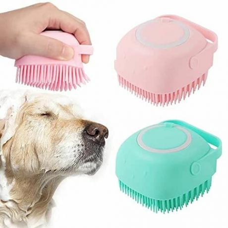 Brosse de bain pour chien