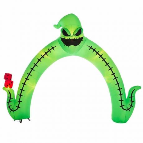 13,5 pi. LED Oogie Boogie Archway Gonflable