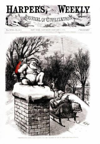 histoire de noël couleurs thomas nast