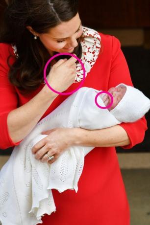 Kate Middleton avec bébé