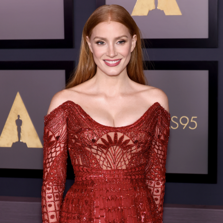 jessica chastain 2022 mode robe rouge