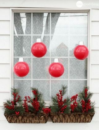 grandes décorations de Noël en plastique en plein air