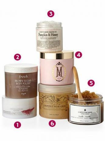 exfoliants pour le corps