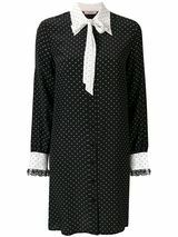 Robe chemise à pois