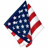 Bandana imprimé drapeau américain