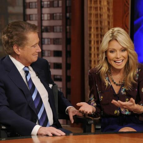 l'ancien co-animateur 'live' regis philbin avec kelly ripa