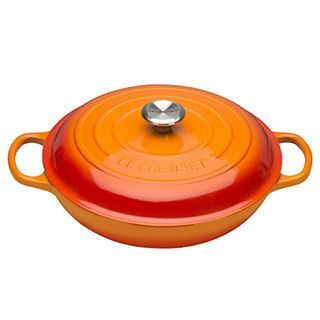 Braiser signature en fonte émaillée Le Creuset