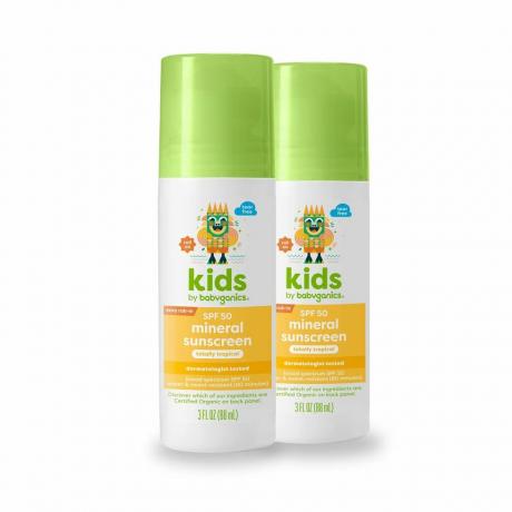 Écran solaire minéral SPF 50 pour enfants