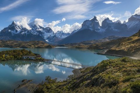 vue panoramique sur le reflet du lac pahoe