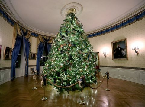 Le décor de la Maison Blanche pour la période des fêtes