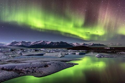 Aurora Borealis sur l'Islande