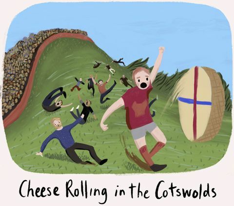 Rolling Cheese Cotswolds - les traditions britanniques les plus étranges - Chalets de caractère