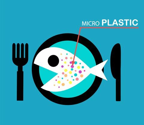 océan micro pollution plastique concept.