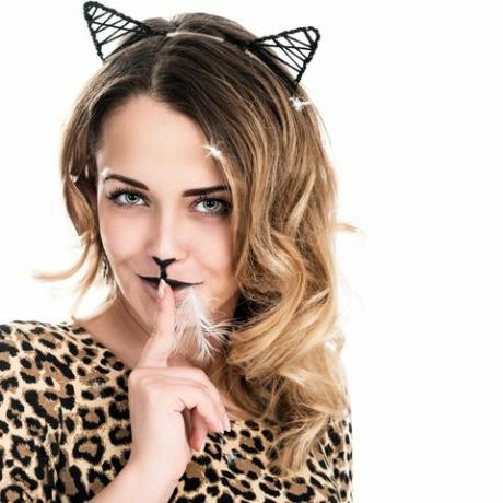 bricolage chat halloween costume femmes