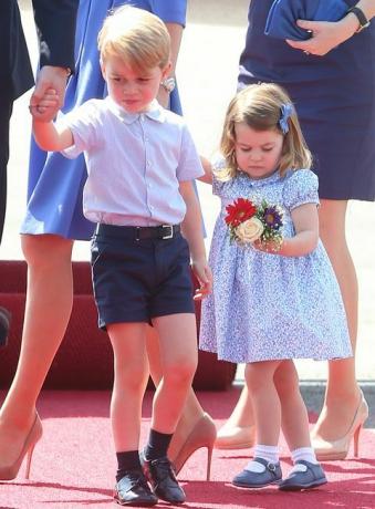 Prince George et la princesse Charlotte