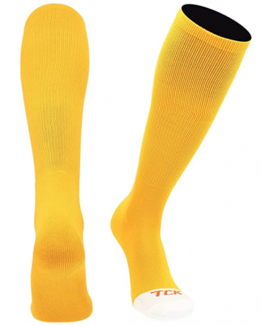 Chaussettes de football jaunes