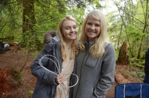 Elizabeth Smart sur le tournage de I Am Elizabeth Smart