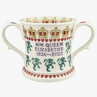 Grande tasse à deux anses Queen Elizabeth II