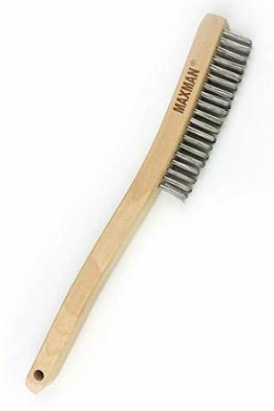 Brosse métallique à manche de 14 pouces