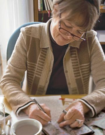 Susan branch travaillant à son bureau