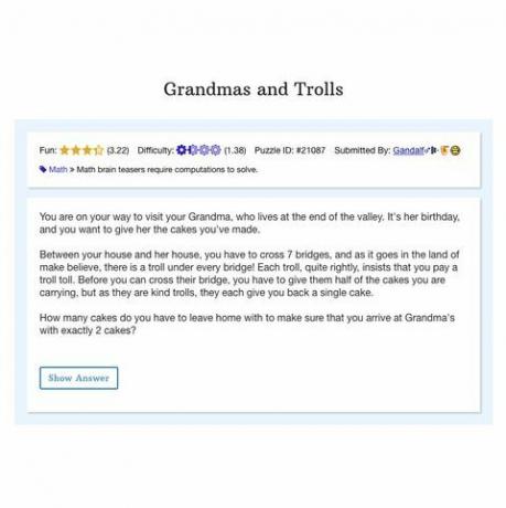 casse-têtes viraux - Grandmas and Trolls