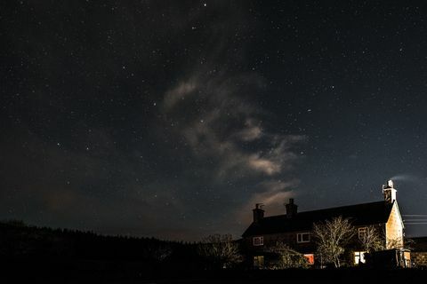 Cottage Highland la nuit