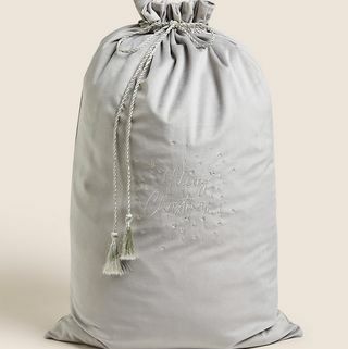 Sac Velours Joyeux Noël