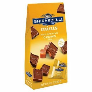 Mini carrés au chocolat et au caramel