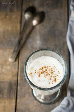 milkshake à la vanille et au rumchata