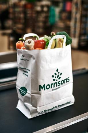 Sac en papier réutilisable - Morrisons lance des sacs en papier de style américain dans le but de réduire l'utilisation de plastique