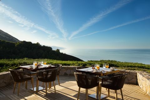 Patio au Ventana Big Sur 