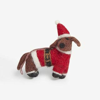 Décoration de Noël Buddy le chien festif 8cm