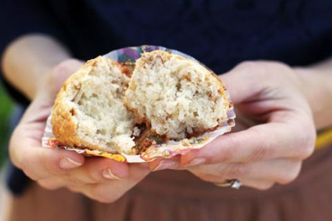 muffins à la banane, à l'avoine et à la noix de coco