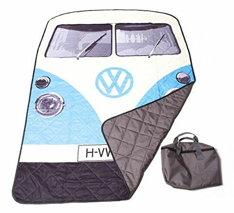 Cette couverture de pique-nique Volkswagen Camper Van est l'accessoire estival ultime