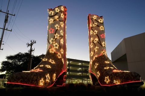 Les plus grandes bottes de cowboy du monde