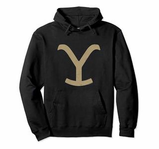 Sweat à capuche avec logo de la marque Y