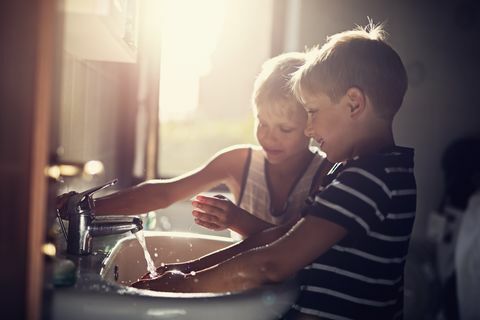 Évitez de vous laver les mains en hiver 